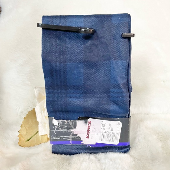 New with tags APT 9 MICROFIBER TIGHTS CONTROL TOP BLUE and BLACK PATTERNED SZ SM - Picture 3 of 4